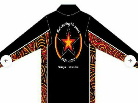 Custom Indigenous Shirts in Australia - Mad Dog Promotions - உடை /தேவையானவை 