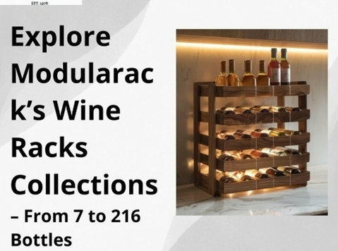 Explore Modularack’s Wine Racks Collections – From 7 to 216 - பார்நிச்சர் /வீடு உபயோக  பொருட்கள் 