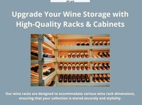 Upgrade Your Wine Storage with High-quality Racks & Cabinets - Muebles/Electrodomésticos