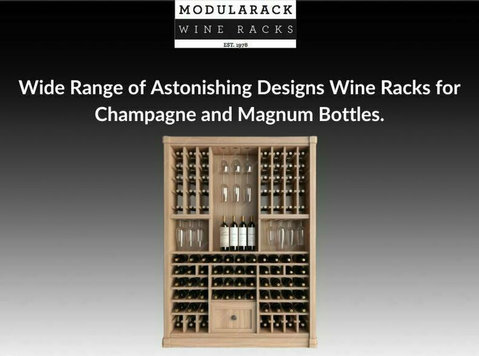 Wide Range of Astonishing Designs Wine Racks for Champagne a - Mēbeles/ierīces