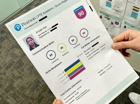 Get Pte certificate without exam - Language classes