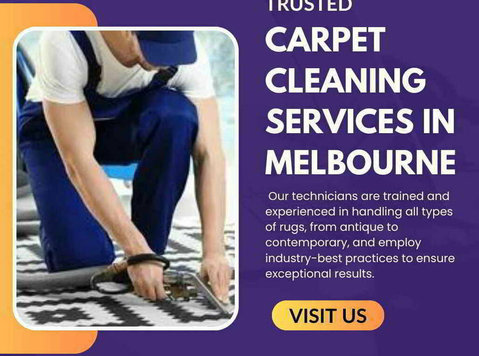 Melbourne's Trusted Carpet Cleaning Professionals- Carpet cl - Rengøring