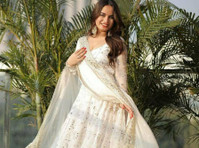 Serene Silhouettes - Shop Designer White Salwar Kameez - เสื้อผ้า/เครื่องประดับ