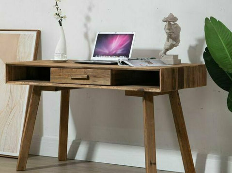 Add a Unique Touch to Your Space with Sturdy Desk - Furniture/Appliance