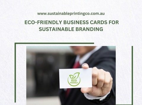 Eco-friendly Business Cards for Sustainable Branding - 기타