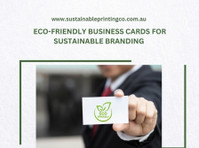 Eco-friendly Business Cards for Sustainable Branding - Autres