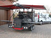 smoker mobilny Grill trailer , grill do restauracji - Mobilya/Araç gereç