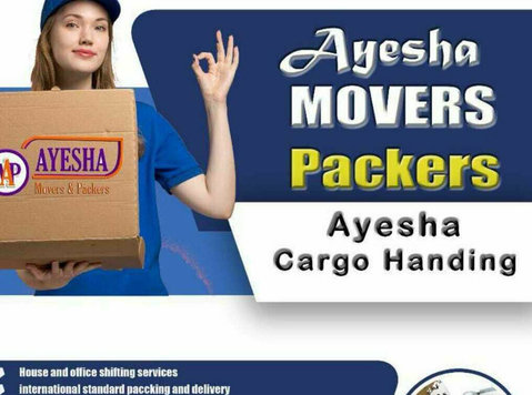 Ayesha Movers&pakers Professional Services Lowest Rate Shif - Преместване / Транспорт