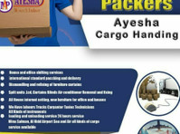 Ayesha Movers&pakers Professional Services Lowest Rate Shift - 搬运/运输