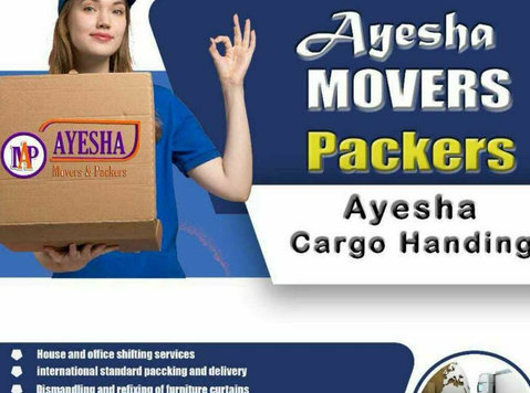 Ayesha Packingmoving Professional Services Lowest Rate Shift - موونگ/ٹرانسپورٹیشن