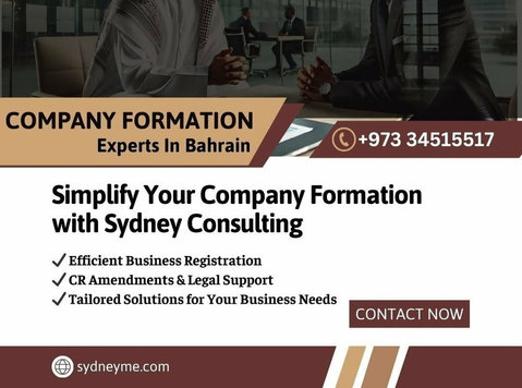 Start your company in Bahrain - Services: Other