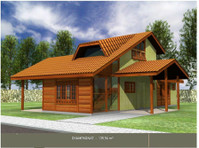 Casas pre fabricadas em madeira - 	
Bygg/Dekoration