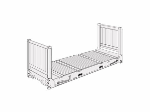 20ft flat rack shipping container | Lotus Containers - Moving/Transportation