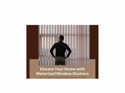 Elevate Your Home with Motorized Window Shutters - רהיטים/מכשירים