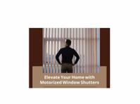 Elevate Your Home with Motorized Window Shutters - 가구/가정용 전기제품