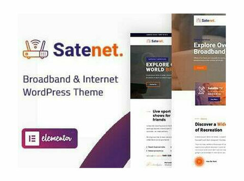 🌐 Satenet - Broadband & Internet Wordpress Theme 📶 - Computer/Internet