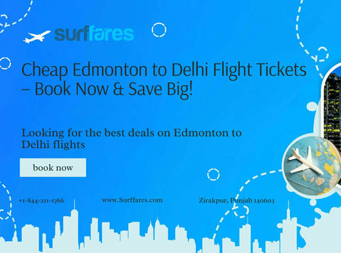 cheap Edmonton to delhi flight tickets – book Now & Save - Μετακίνηση/Μεταφορά