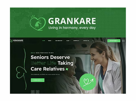 Grankare - Senior Care Wordpress Theme! - Informática/Internet