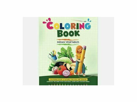 Indian Vegetables Colouring Book Fun Educational for Kids! - Libri/Giochi/Dvd