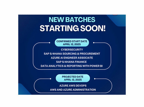 Enroll in Our Upcoming Batches Starting April 12, 2025! - อื่นๆ