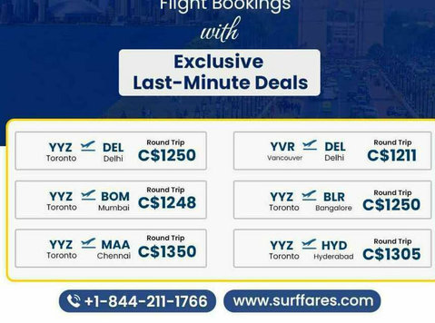 Find the Best Deals on Toronto to Mumbai Flights - Surrffare - Μετακίνηση/Μεταφορά