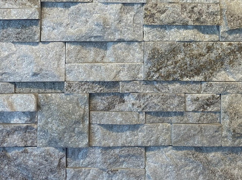 Quartzite Ledge – Une Cheminée Extérieure en Pierre Naturell - อื่นๆ
