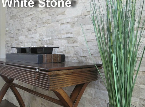 White Stone Walls That Feel Fresh, Light, and Elegant - อื่นๆ