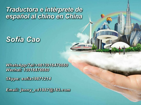 Traductora e intérprete español - chino en Shanghai, China - Sonstige