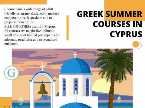 Greek Language Summer Courses in Cyprus, July - August 2025 - Taalcursussen