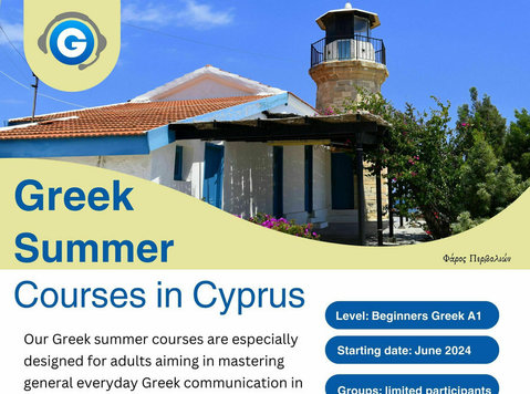 Greek Language Summer Courses in Cyprus, June 2024 - Jazykové kurzy