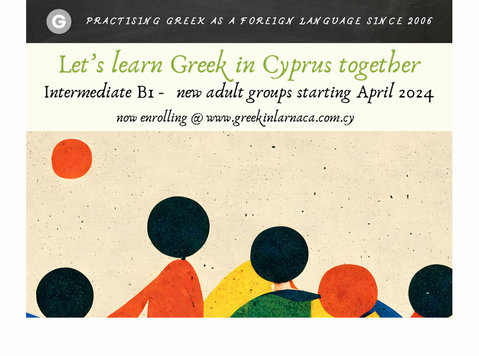 Learn + Speak Greek in Cyprus, 19th April 2024 - Езикови курсове