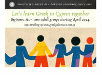 Learn + Speak Greek in Cyprus, 19th April 2024 - فصول دراسية في اللغات