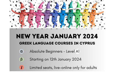 New Greek Language Courses in Cyprus for 2024! - Aulas de idiomas