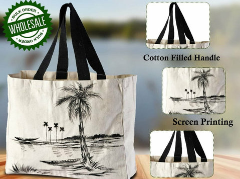 Canvas tote bags exporter - בגדים/אביזרים