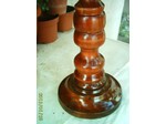 Abatjour Lamp Made In Italy One Piece Wood Cedar Of Lebanon - Colecionadores/Antiguidades