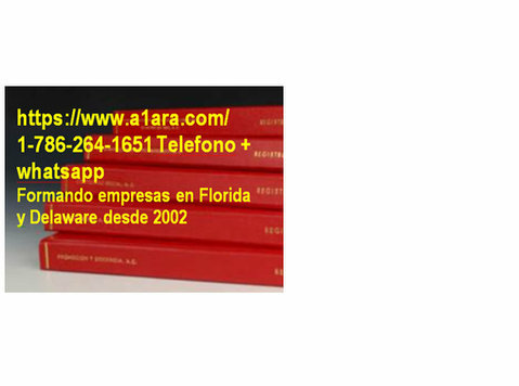 Formacion de Corporaciones y LLCs en Delaware, Florida, etc - Pravo/financije
