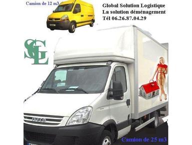 Truck camion avec chauffeur et devis déménagement en ligne - Verhuizen/Transport