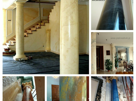Ultra Stucco 3D  marble columns marmorino design art. - İnşaat/Dekorasyon
