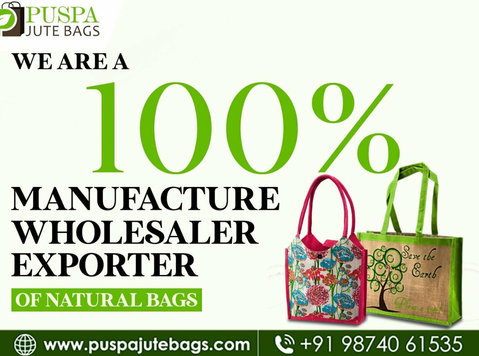 Jute Bag Exporter & Cotton Bag Manufacturer, Supplier in Ger - Дрехи / Аксесоари
