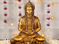 Meditating Lord Hanuman Idol - Articoli per neonati/Bambini