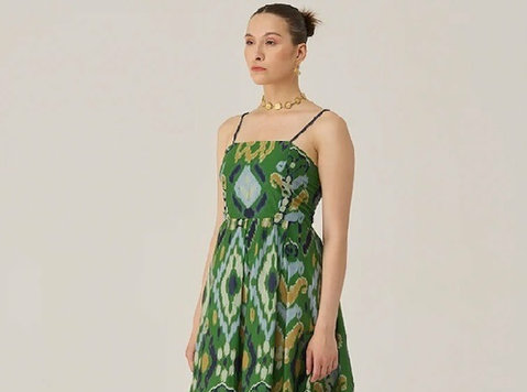 Choose Ikat Maxi Dress for Effortless Style - Clothing/Accessories