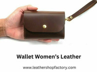 Wallet Women's Leather – Leather Shop Factory - Ropa/Accesorios