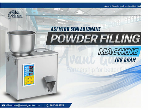 Semi-automatic Dry Fruit Granule Filling Machine | Avant Gar - Electronics