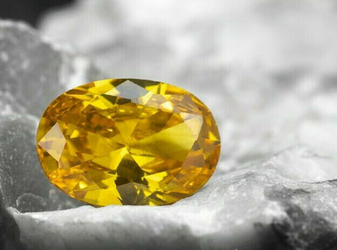 7 Carat Yellow Stone- Buy 7 Carat Yellow Stone at Best Price - Muu