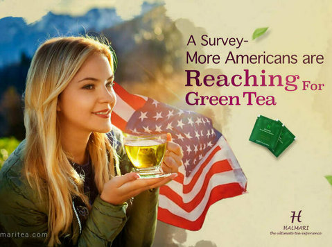 A survey: More Americans are reaching for green Tea - อื่นๆ