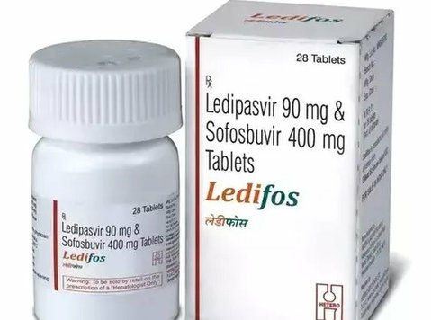 Buy Ledipasvir Sofosbuvir 90mg,400mg Tablet - Pusthi Exim - Autres