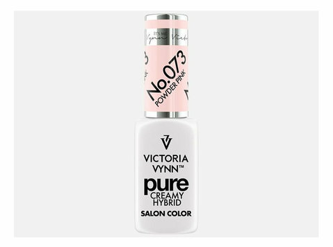 Kjøp 073 Pudderrosa Gel Polish – 8 ml Ren Kremet Hybrid Form - Muu
