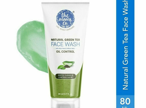 Natural Green Tea Facewash (80ml) with Aloe Vera - Citi