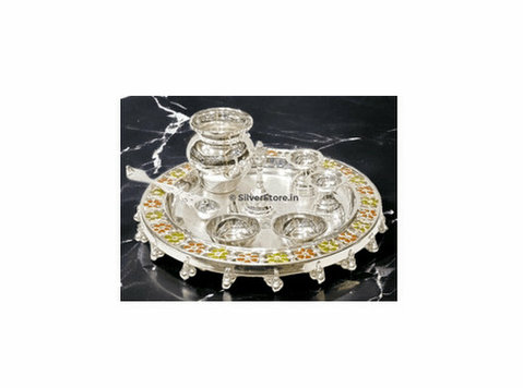 Silver Pooja Thali Collection: Traditional Designs for Sacre - Citi