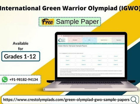 Complimentary sample paper for the 4th grade CREST Olympiad - Otros